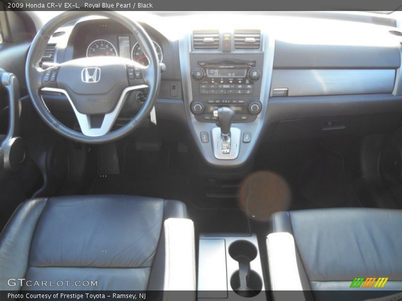 Royal Blue Pearl / Black 2009 Honda CR-V EX-L