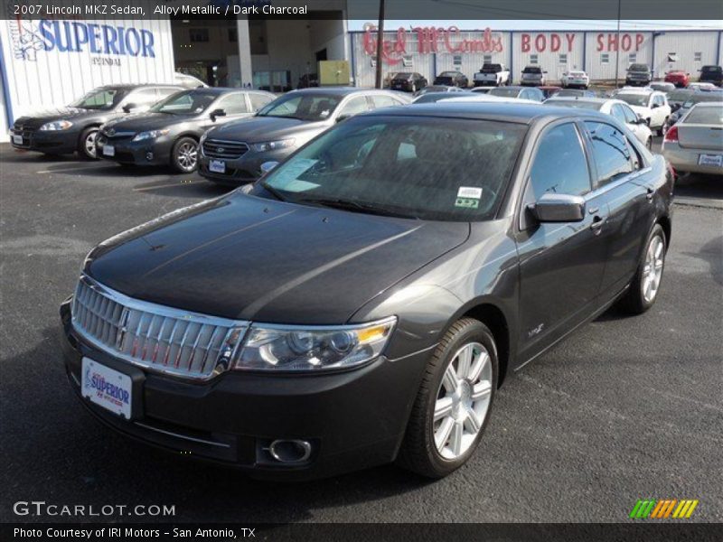 Alloy Metallic / Dark Charcoal 2007 Lincoln MKZ Sedan