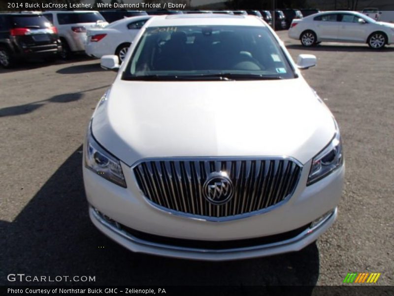 White Diamond Tricoat / Ebony 2014 Buick LaCrosse Leather