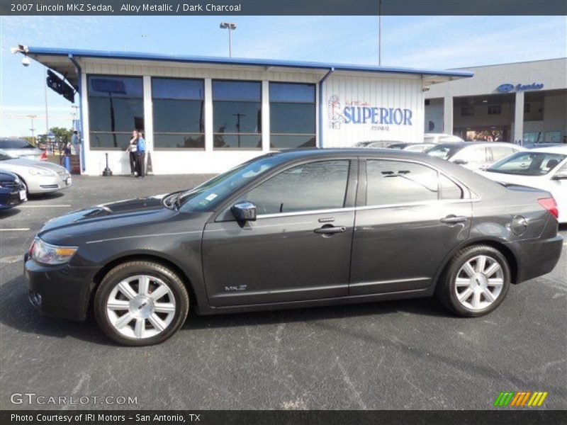 Alloy Metallic / Dark Charcoal 2007 Lincoln MKZ Sedan