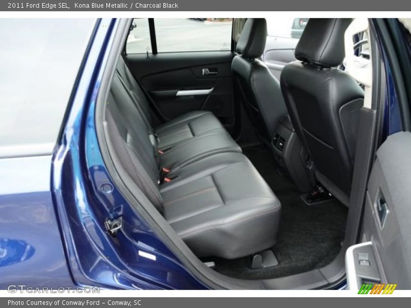 Kona Blue Metallic / Charcoal Black 2011 Ford Edge SEL
