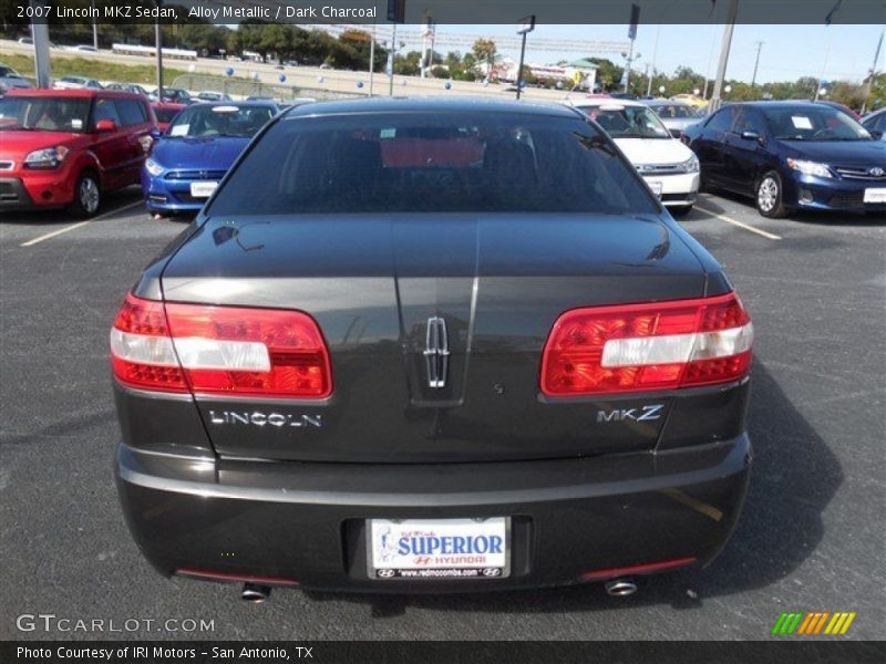 Alloy Metallic / Dark Charcoal 2007 Lincoln MKZ Sedan