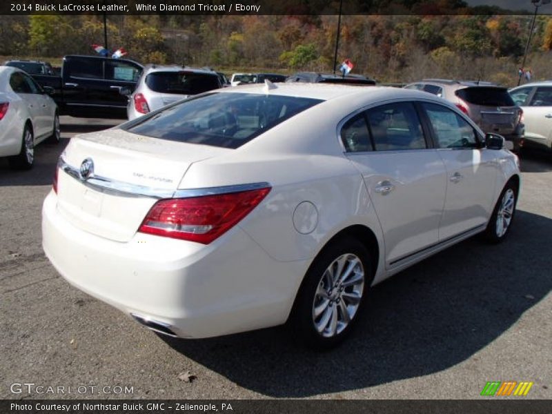 White Diamond Tricoat / Ebony 2014 Buick LaCrosse Leather
