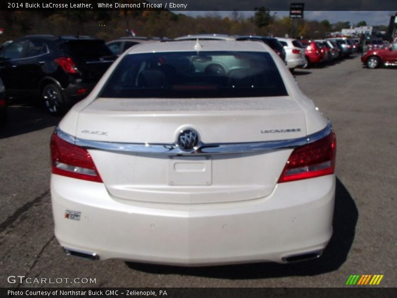 White Diamond Tricoat / Ebony 2014 Buick LaCrosse Leather