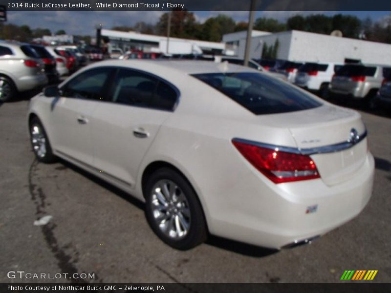 White Diamond Tricoat / Ebony 2014 Buick LaCrosse Leather