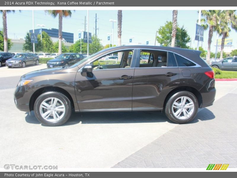 Kona Coffee Metallic / Parchment 2014 Acura RDX Technology