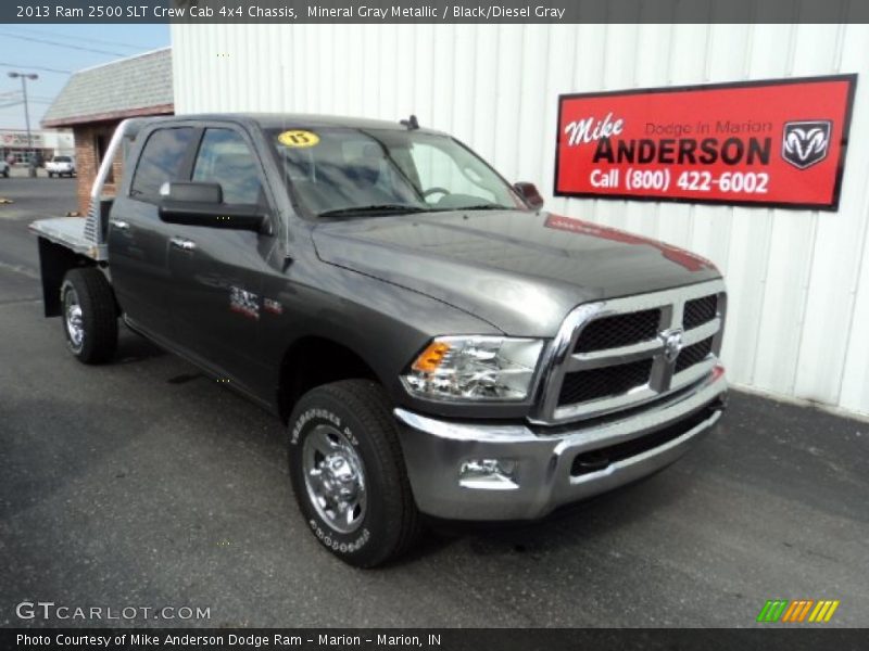 Mineral Gray Metallic / Black/Diesel Gray 2013 Ram 2500 SLT Crew Cab 4x4 Chassis