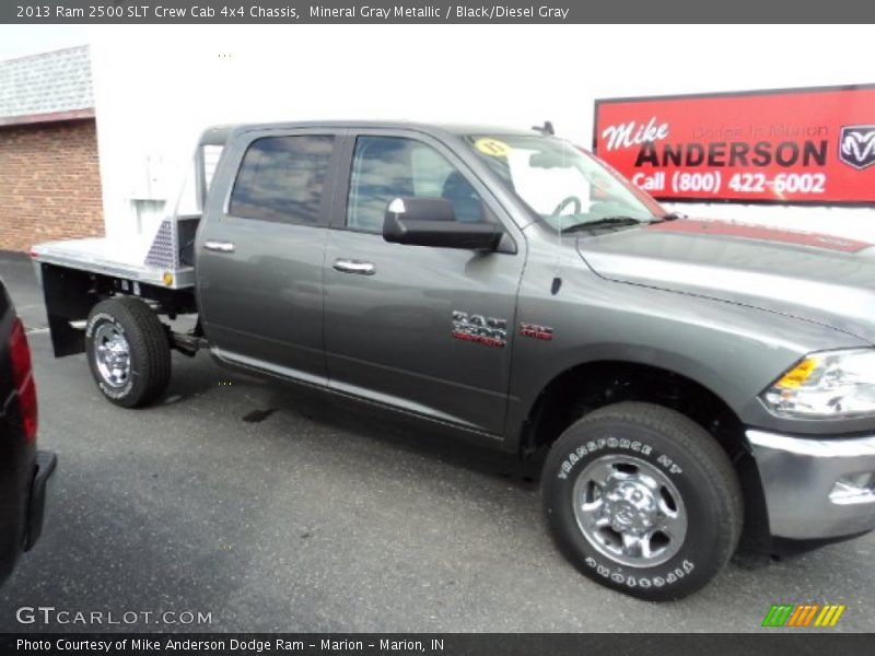 Mineral Gray Metallic / Black/Diesel Gray 2013 Ram 2500 SLT Crew Cab 4x4 Chassis
