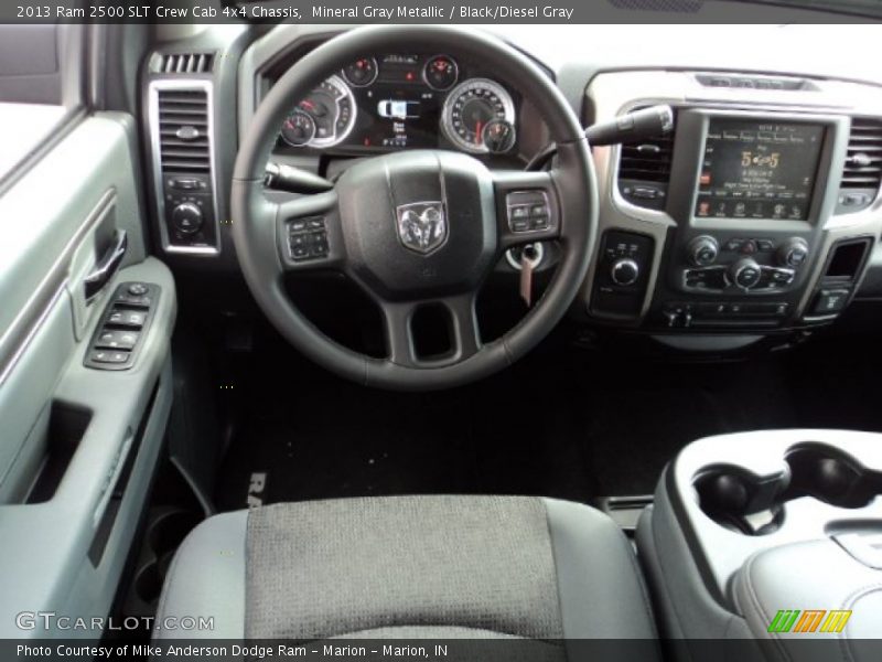 Mineral Gray Metallic / Black/Diesel Gray 2013 Ram 2500 SLT Crew Cab 4x4 Chassis
