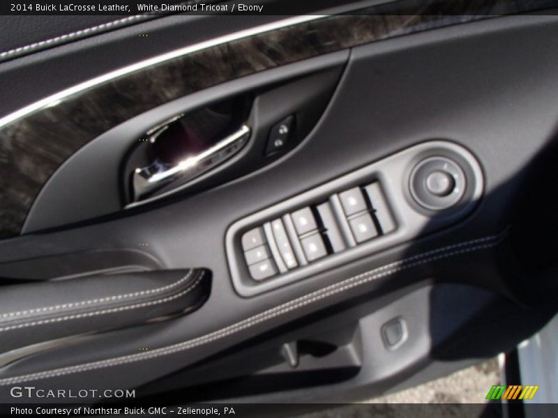 White Diamond Tricoat / Ebony 2014 Buick LaCrosse Leather