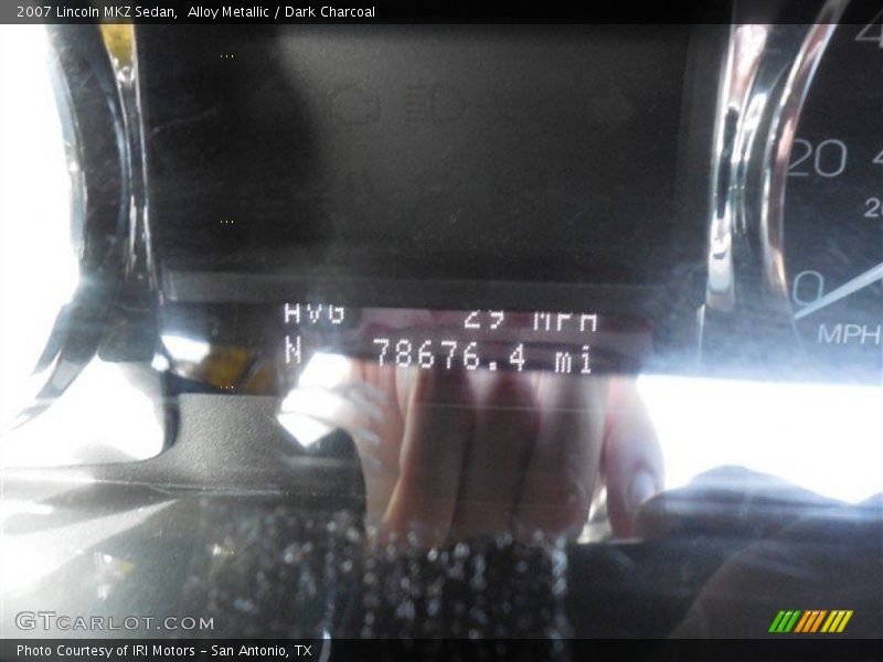 Alloy Metallic / Dark Charcoal 2007 Lincoln MKZ Sedan