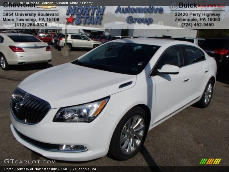 Summit White / Ebony 2014 Buick LaCrosse Leather