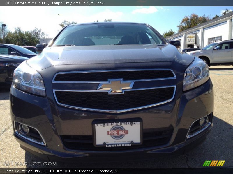Taupe Gray Metallic / Jet Black 2013 Chevrolet Malibu LT