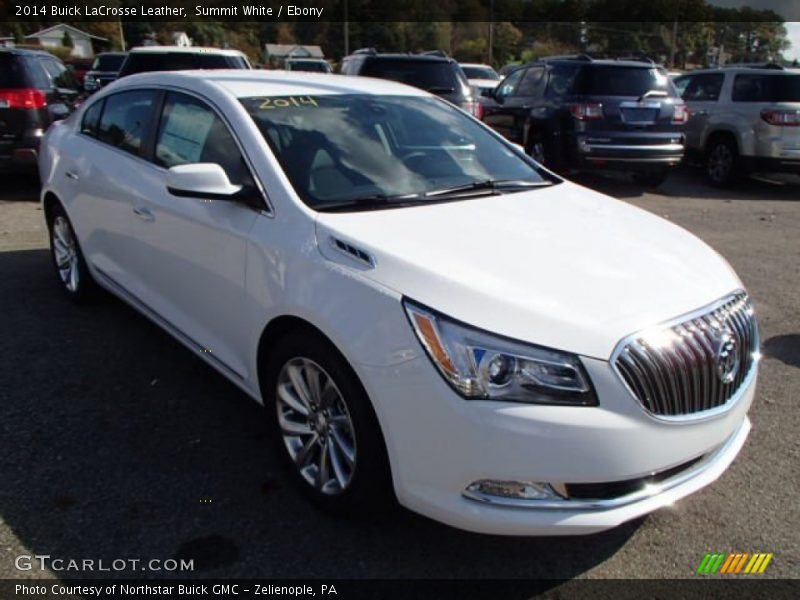 Summit White / Ebony 2014 Buick LaCrosse Leather