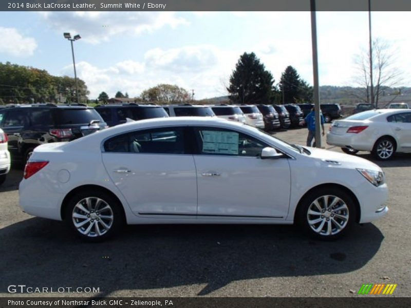 Summit White / Ebony 2014 Buick LaCrosse Leather