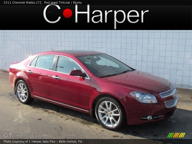Red Jewel Tintcoat / Ebony 2011 Chevrolet Malibu LTZ
