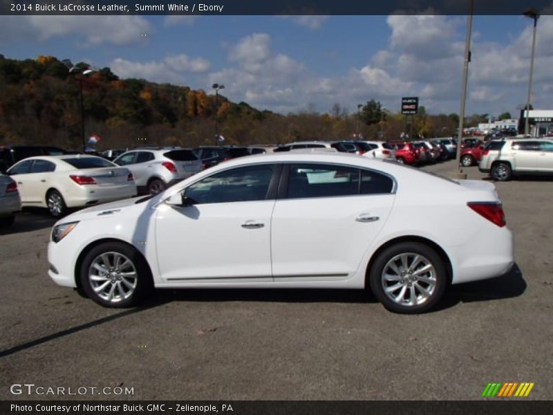 Summit White / Ebony 2014 Buick LaCrosse Leather