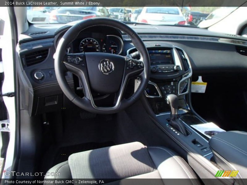 Summit White / Ebony 2014 Buick LaCrosse Leather