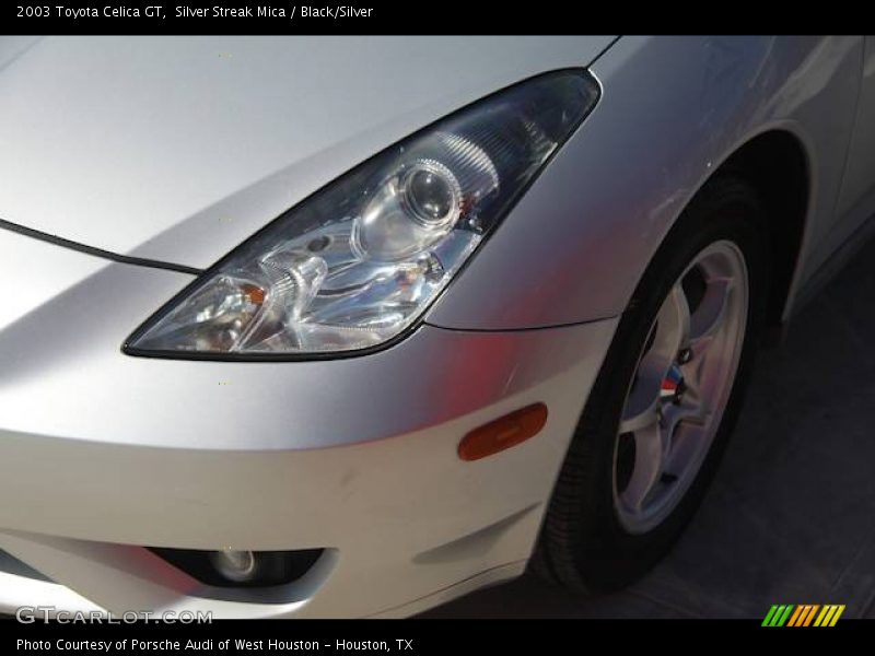 Silver Streak Mica / Black/Silver 2003 Toyota Celica GT