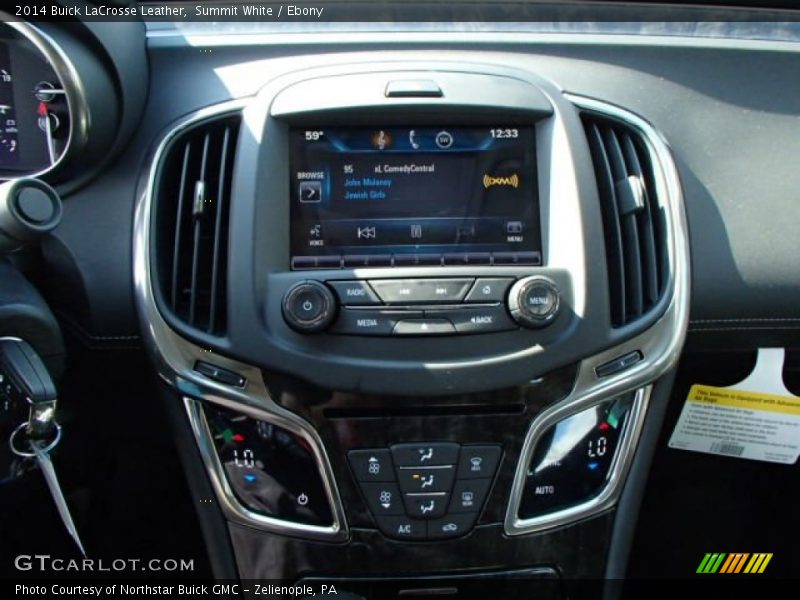 Controls of 2014 LaCrosse Leather