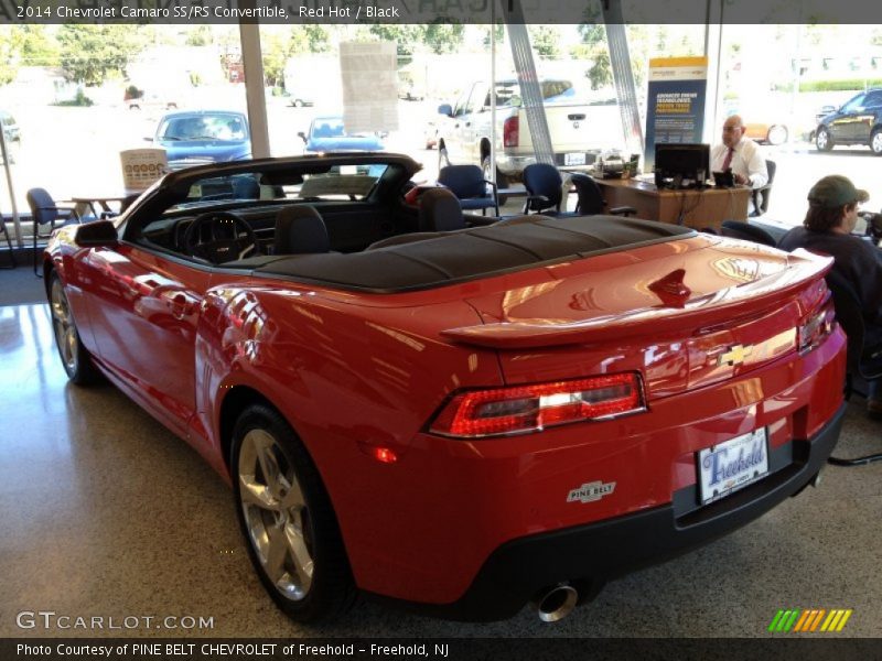 Red Hot / Black 2014 Chevrolet Camaro SS/RS Convertible