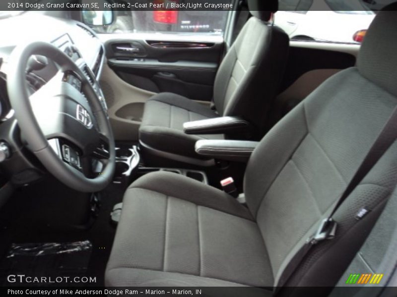 Redline 2-Coat Pearl / Black/Light Graystone 2014 Dodge Grand Caravan SE