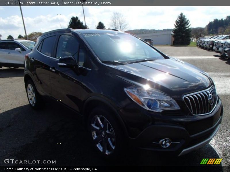 Carbon Black Metallic / Ebony 2014 Buick Encore Leather AWD