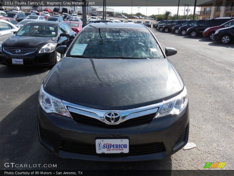 Magnetic Gray Metallic / Ash 2013 Toyota Camry LE