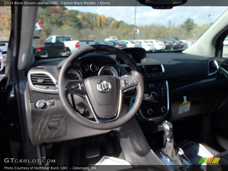 Dashboard of 2014 Encore Leather AWD