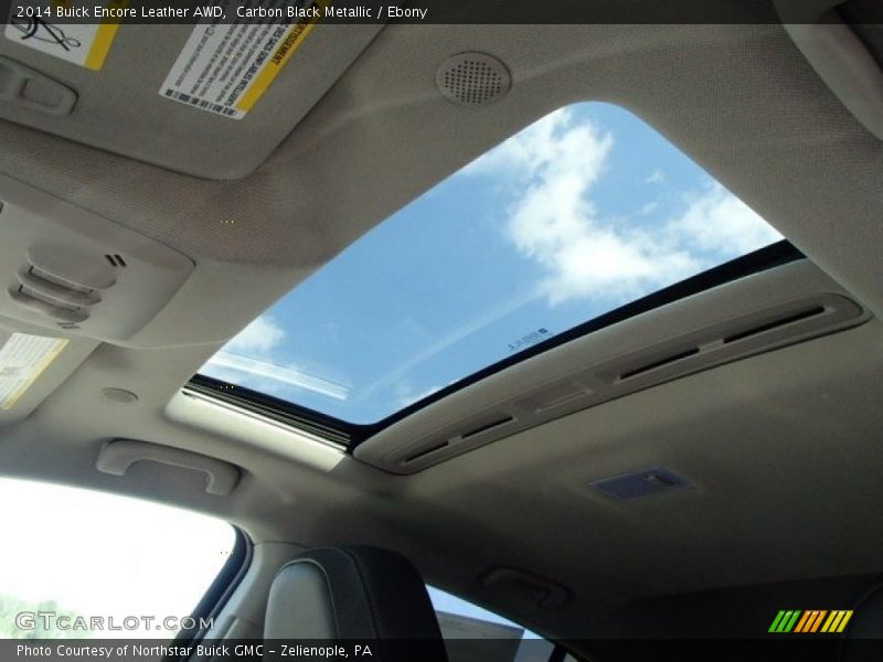 Sunroof of 2014 Encore Leather AWD