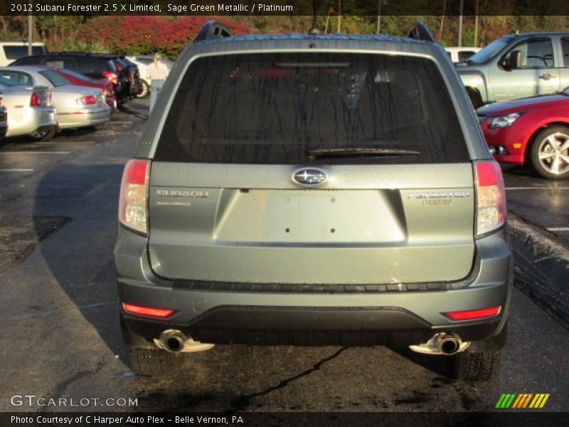 Sage Green Metallic / Platinum 2012 Subaru Forester 2.5 X Limited