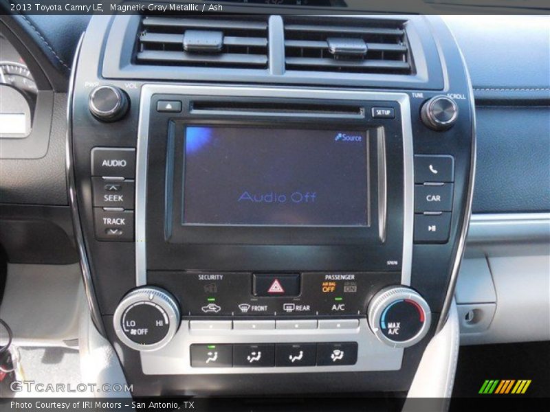 Magnetic Gray Metallic / Ash 2013 Toyota Camry LE