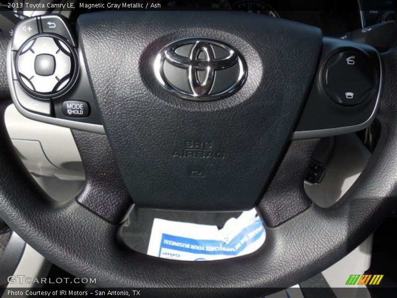 Magnetic Gray Metallic / Ash 2013 Toyota Camry LE
