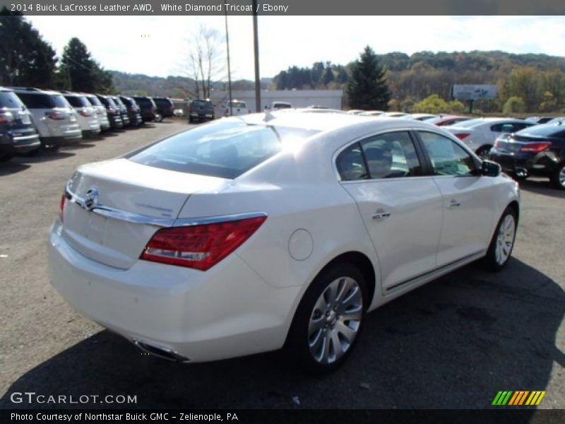 White Diamond Tricoat / Ebony 2014 Buick LaCrosse Leather AWD