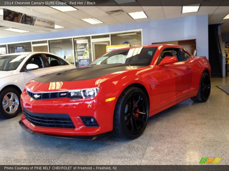 Red Hot / Black 2014 Chevrolet Camaro SS/RS Coupe