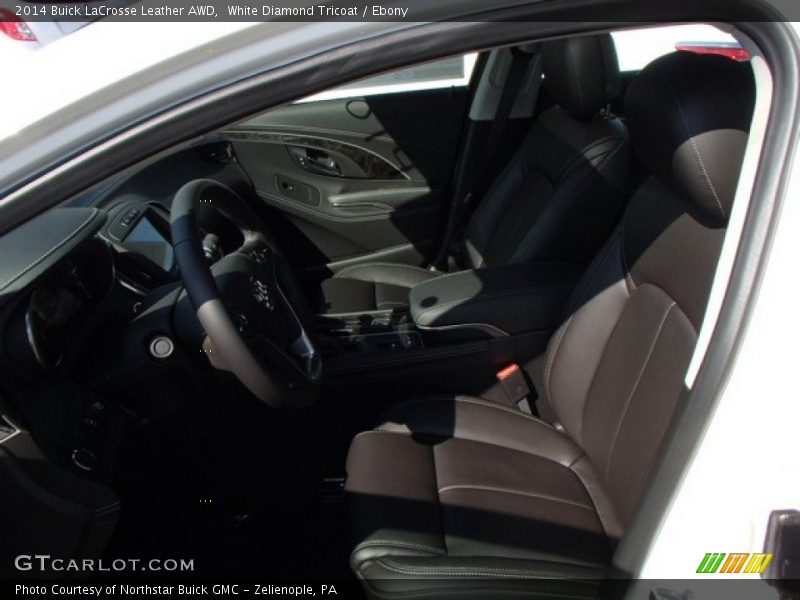 White Diamond Tricoat / Ebony 2014 Buick LaCrosse Leather AWD