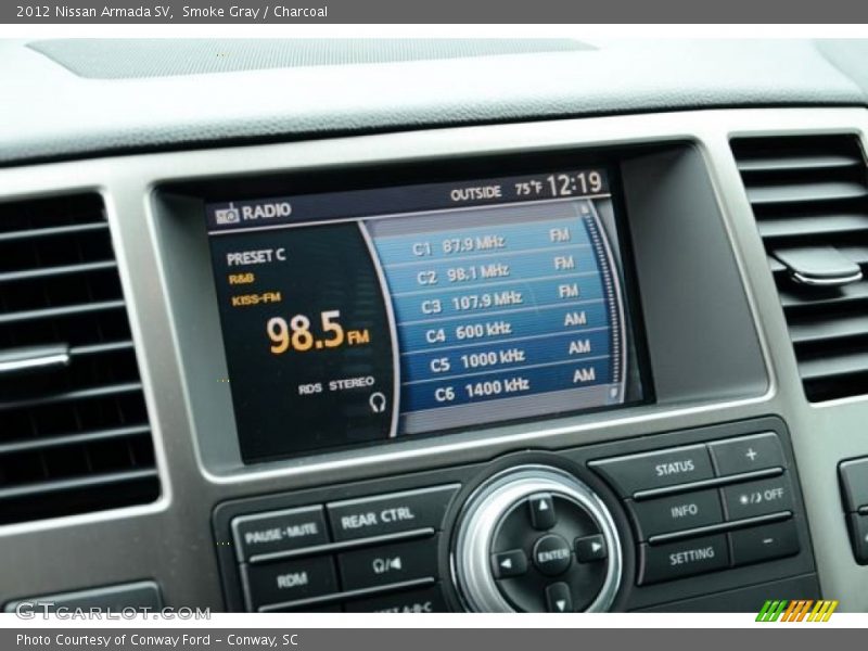Smoke Gray / Charcoal 2012 Nissan Armada SV