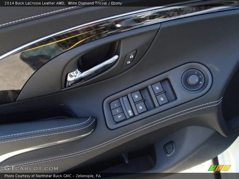 White Diamond Tricoat / Ebony 2014 Buick LaCrosse Leather AWD