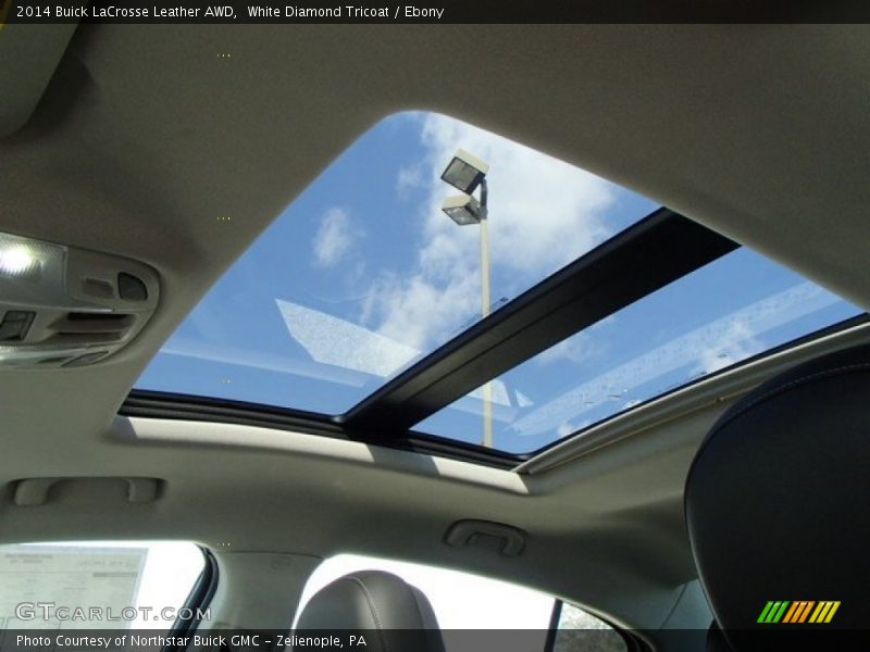 White Diamond Tricoat / Ebony 2014 Buick LaCrosse Leather AWD