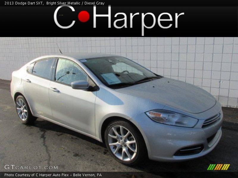 Bright Silver Metallic / Diesel Gray 2013 Dodge Dart SXT