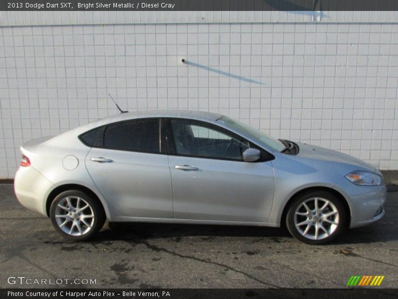Bright Silver Metallic / Diesel Gray 2013 Dodge Dart SXT