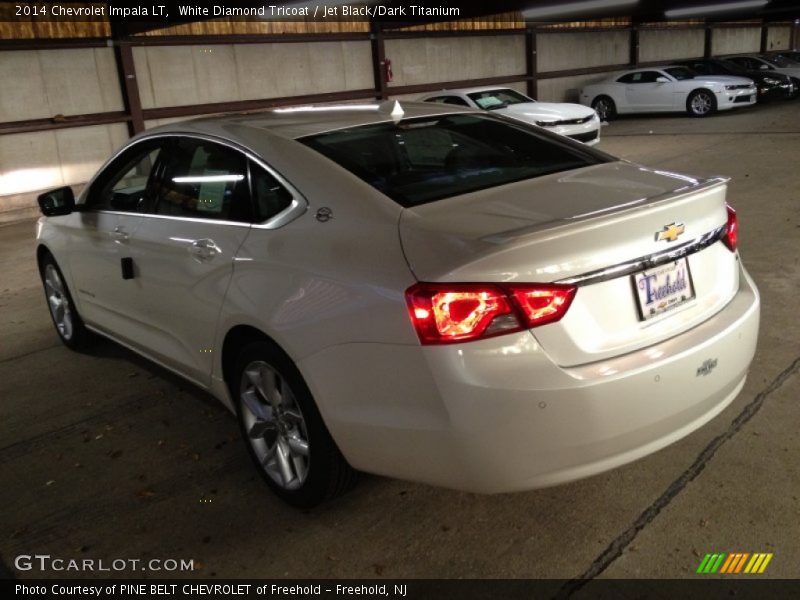 White Diamond Tricoat / Jet Black/Dark Titanium 2014 Chevrolet Impala LT