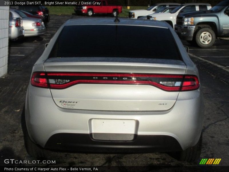 Bright Silver Metallic / Diesel Gray 2013 Dodge Dart SXT