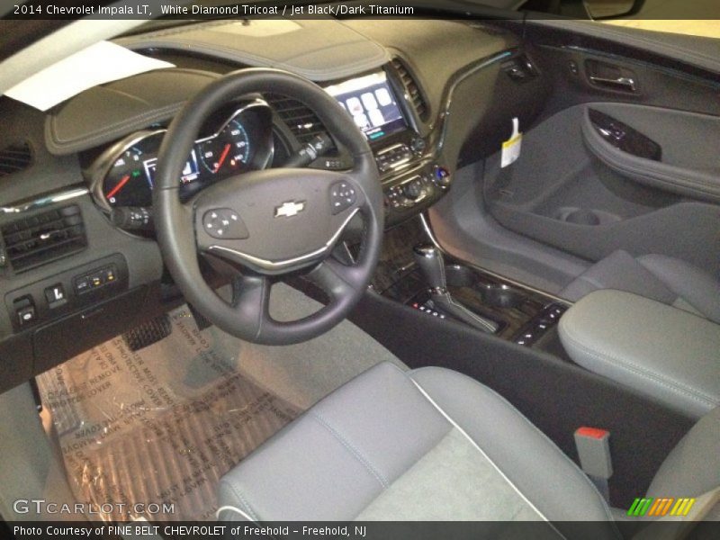 White Diamond Tricoat / Jet Black/Dark Titanium 2014 Chevrolet Impala LT
