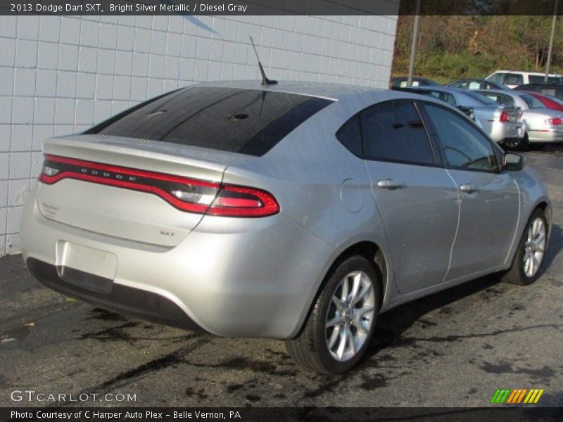 Bright Silver Metallic / Diesel Gray 2013 Dodge Dart SXT