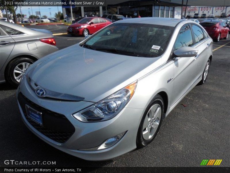 Radiant Silver / Gray 2013 Hyundai Sonata Hybrid Limited