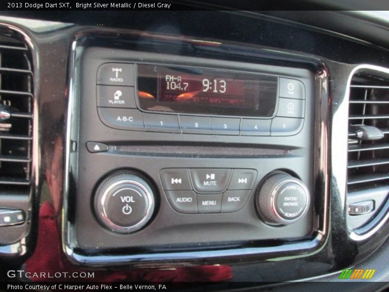 Bright Silver Metallic / Diesel Gray 2013 Dodge Dart SXT