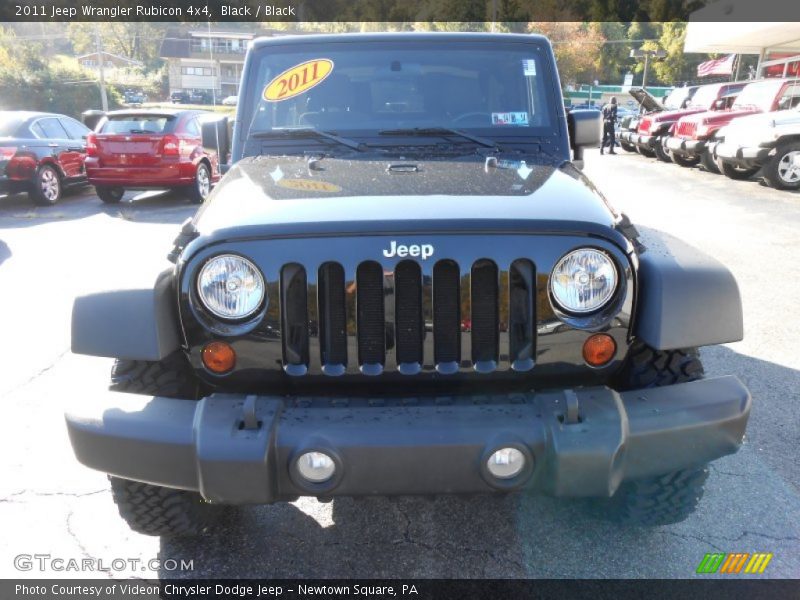 Black / Black 2011 Jeep Wrangler Rubicon 4x4