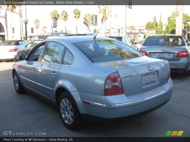 Reflex Silver Metallic / Grey 2003 Volkswagen Passat GLS Sedan