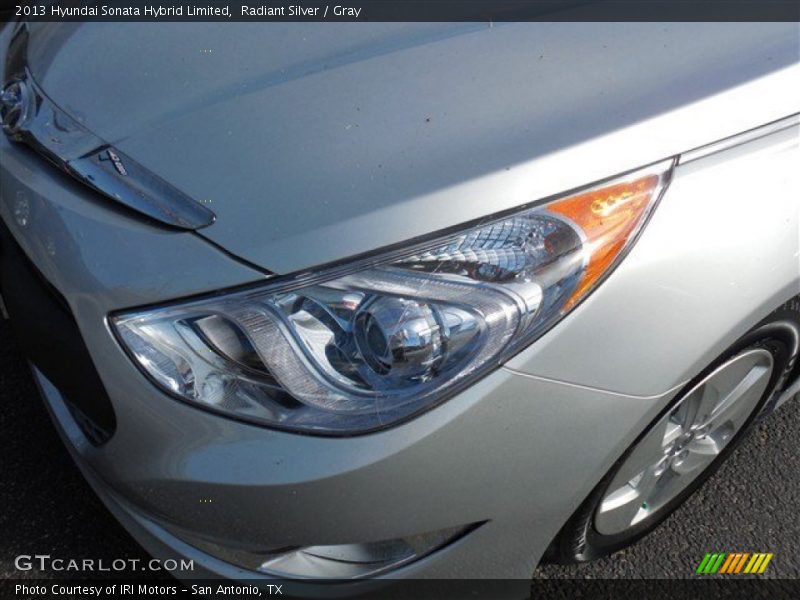 Radiant Silver / Gray 2013 Hyundai Sonata Hybrid Limited